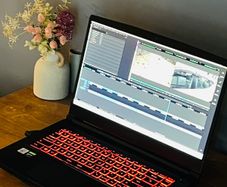 Editing powerful laptop