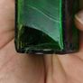 396 - Antique Aceite De Bellotas y Savia De Coco Green Glass Bottle Image 8