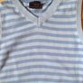 Age 2-3 NEXT Blue Striped Sleeveless Jumper Image 2