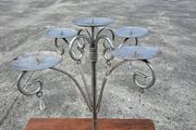 Lovely metal pillar candleholder