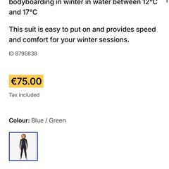 kids wetsuit