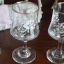 6 vintage small sherry/port glasses Image 3