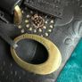 John Rocha dark brown leather jewellery box Image 6
