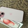 iphone 15- good as new with no scratches & with new phone accessories Image 8