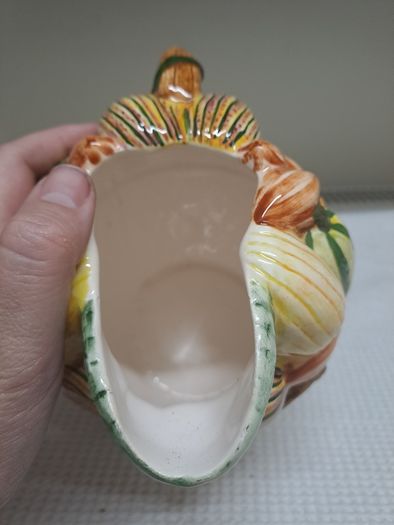 Decorative Ceramic Jug Harvest Vegetable Design