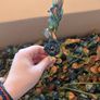 blue rustic faux flowers bundle artificial Image 2