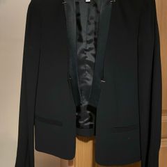 French Connection black blazer with stunning front details size 6