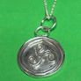 Sterling silver Triskele pendant with 18 inch chain. Image 2