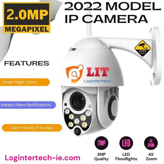 2MP Smart Wi-Fi Cctv Night Vision Calving Security Camera Wifi Indoor/Outdoor Hd Ptz Home