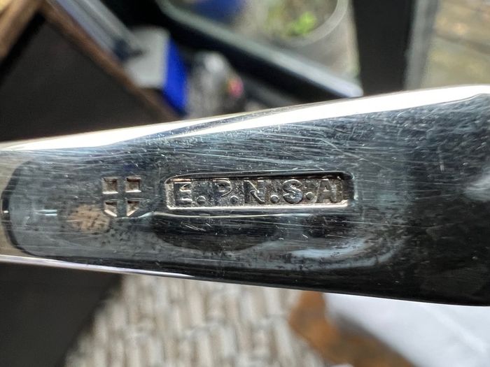 Vintage  EPNS 'JM' of Sheffield engraved teaspoons