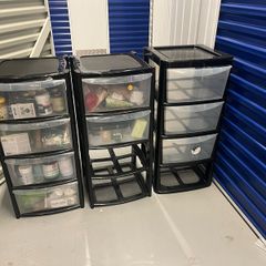 4 x Drawer Storage Units  x 3