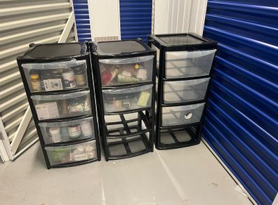 4 x Drawer Storage Units  x 3