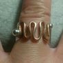 Handmade Copper and Sterling Silver Ring Image 4