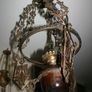 Antique Brass Chandelier Image 6
