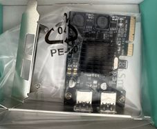 FebSmart FS-A2-Pro PCIe USB 3.1 Gen 2 2-Port Expansion Card  New