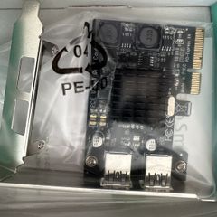 FebSmart FS-A2-Pro PCIe USB 3.1 Gen 2 2-Port Expansion Card  New