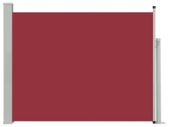 Patio Retractable Side Awning 140x500 cm Red