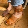 Tan leather Swedish Has-beens for H&M 39/6 Image 9