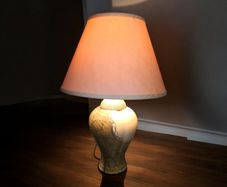 Hand painted Royal Tara lamp