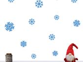 Snowflake Wall and Window Decals, Snowflake Sticker, Snow Window Decor, Snowflake Decorations,  Removable Christmas Vinyl Wall Decal