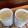 Nicola Spring Hand Printed Kitchen Canisters   Blue and White Image 5