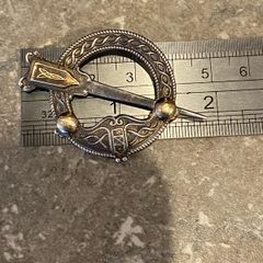 vintage tara brooch silver and gold