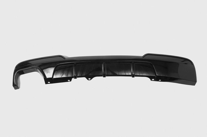 BMW 5 Series F10 Gloss Black Rear Diffuser Twin Exhaust M-Sport ONLY 10-16