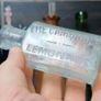 16 - Beautiful Antique Sea Glass Bottle Embossed The Cambridge Lemonade Chivers and Sons Ltd Histon Image 2