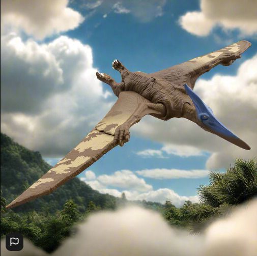 Jurassic World Dominion Roar Strikers Pteranodon - New (Damaged Box) Mattel HGP78