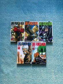 One Punch Man Manga Vol. 1 to 5 Bundle, English, VIZ Media,  Yusuke Murata