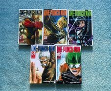 One Punch Man Manga Vol. 1 to 5 Bundle, English, VIZ Media,  Yusuke Murata