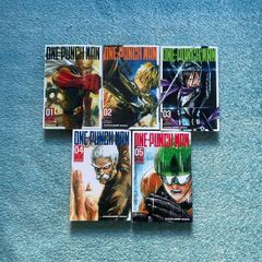 One Punch Man Manga Vol. 1 to 5 Bundle, English, VIZ Media,  Yusuke Murata
