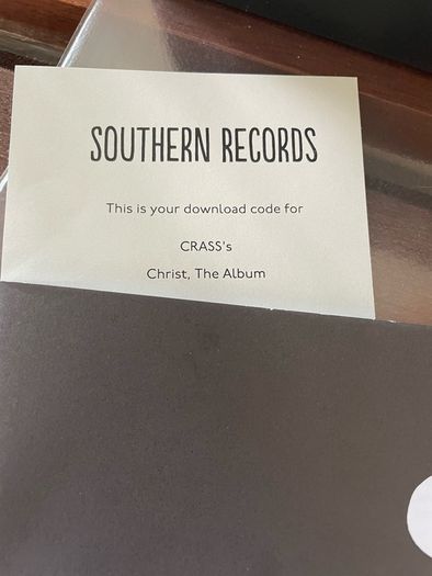 Crass - Christ : The Album / Well Forked - But Not Done