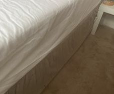 double bed base and mattress