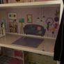 Large Wooden dolls house Image 4