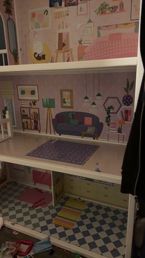 Large Wooden dolls house