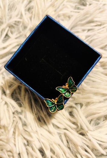 Butterfly Design Stud Earrings Cute Fashion Jewelry
