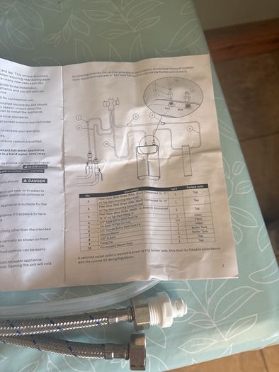 Instant Boiling Water Kitchen Tap Kit