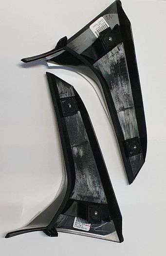 Nissan Micra 2022 Rear Spoiler Wing Supports Gloss Black New 96032 96033