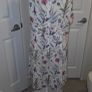 Kelly & Grace Floral Shift Dress UK 18 Boho Midi Summer Occasion White Image 3