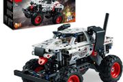 Technic Monster Jam Monster Mutt Dalmatian, Truck Toy for Boys and Girls Aged 7 Plus, 2in1 Pull Back Racing Toys, Birthday Gift Idea, Mutlicolor