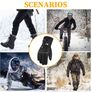 Men's Outdoor Heated Gloves, with Touch Screen, Battery Case, and Adjustable - Polyester,Suitable for outdoor activities, Motorbike, camping, and skiing Image 5