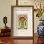 Dublin Georgian Door Laser Engraved Walnut Picture Frame with Gift box Image 3