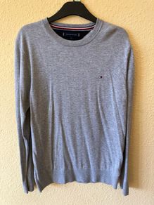 Tommy Hilfiger Men's Core Cotton-Silk Cneck Jumper - Size adult medium