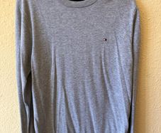 Tommy Hilfiger Men's Core Cotton-Silk Cneck Jumper - Size adult medium