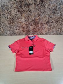 Womens Druids golf polo t shirt pink salmon Size Small Brand new BNWT