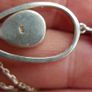 Vintage Sterling Silver 925 "Teardrop " Pendant and Necklace length 21" - 6,58g Image 10