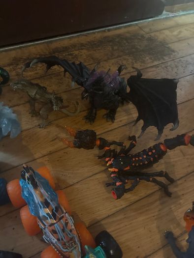 Monster trucks and some Schleich/papo figures