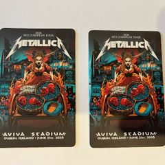 Metallica night 2 Molly Malone fan cards - swap