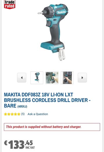 Makita Brushless Drill/Driver